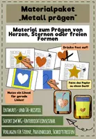 Vorschau - Mal- und Bastelvorlagen - Materialpaket - Blech prägen - Deckblatt