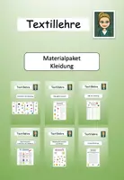 Vorschau - Arbeitsblätter - Materialpaket Kleidung Textillehre - Deckblatt