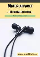 Vorschau - Arbeitsblätter - Hörsehverstehen (Sek II) - Materialpaket - Deckblatt