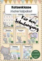 Vorschau - Poster - Katzenklasse Materialpaket - Deckblatt