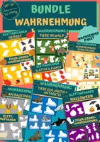 Vorschau - Arbeitsblätter - WACHSENDES BUNDLE: Wahrnehmung - Deckblatt