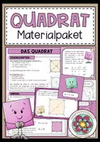 Vorschau - Arbeitsblätter - QUADRAT - Materialpaket - Deckblatt