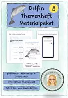 Vorschau - Arbeitsblätter - Delfin Materialpaket physisch und interaktiv - Deckblatt