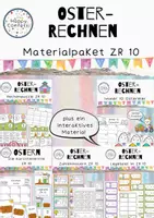 Vorschau - Arbeitsblätter - Materialpaket - Ostern - Rechnen im ZR 10 - Deckblatt