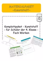 Vorschau - Unterrichtsreihen - Materialpaket Kunststoff - Deckblatt