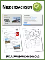 Vorschau - Arbeitsblätter - Niedersachsen (Materialpaket) - Deckblatt