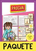 Vista previa - Hojas de trabajo - Pascua / Semana Santa: Paquete de materiales (español) - Portada