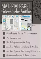 Vorschau - Arbeitsblätter - Materialpaket: Griechische Antike - Deckblatt