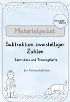 Vorschau - Unterrichtsreihen - Materialpaket: Lernvideos und Trainingshefte zur Subtraktion im ZR bis 100 - Deckblatt