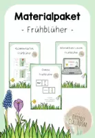 Vorschau - Stationenlernen - Materialpaket Frühblüher (Kl. 1/2) - Deckblatt