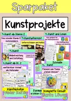 Vorschau - Stundenentwürfe - Sparpaket: Kunstprojekte - Deckblatt