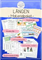 Vorschau - Arbeitsblätter - Materialpaket: Längen - Deckblatt