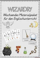 Vorschau - Arbeitsblätter - Harry Potter: Materialpaket für den Englischunterricht - Deckblatt