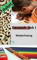 Vorschau - Stundenentwürfe - Materialpaket Wiederholung Deutsche Grammatik - Deckblatt