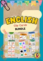 Vista previa - Hojas de trabajo - Growing Bundle 'Clip Cards' | Vocabulary - Portada