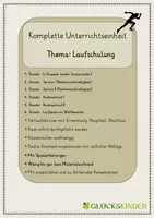Vorschau - Stundenentwürfe - Komplette Unterrichtseinheit - Laufschulung - Klassenstufenunabhängig - Deckblatt
