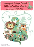 Vorschau - Spiele - Materialpaket: Schlange Schmitti Schleicher Zahlenraum 10/20/100 - Deckblatt