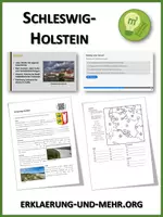 Vorschau - Arbeitsblätter - Schleswig-Holstein (Materialpaket) - Deckblatt