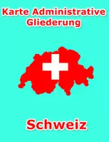 Vorschau - Poster - Materialpaket Karte Administrative Gliederung Schweiz - Deckblatt