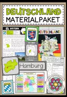 Vorschau - Unterrichtsreihen - DEUTSCHLAND MATERIALPAKET - Deckblatt