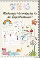 Vorschau - Arbeitsblätter - Spring Materialpaket - Deckblatt