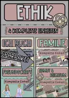 Vorschau - Unterrichtsreihen - Ethik Sparpaket 4 komplette Einheiten #6 - Deckblatt