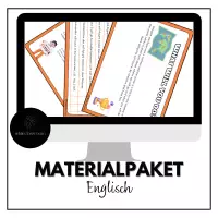 Vorschau - Arbeitsblätter - Materialpaket Englisch - Deckblatt