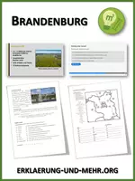 Vorschau - Arbeitsblätter - Brandenburg (Materialpaket) - Deckblatt