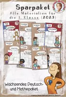 Vorschau - Arbeitsblätter - SPAR-Paket für die 1. Klasse (2023) - Deckblatt