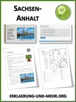 Vorschau - Arbeitsblätter - Sachsen-Anhalt (Materialpaket) - Deckblatt