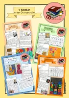 Vorschau - Stundenentwürfe - XXL Sparpaket; 4 Künstler in der Grundschule - Deckblatt