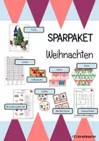 Vorschau - Arbeitsblätter - Sparpaket Weihnachten - Deckblatt
