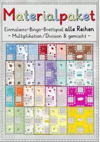 Vorschau - Stationenlernen - Einmaleins-Bingo-Brettspiele alle Reihen *Materialpaket* - Deckblatt