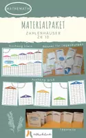 Vorschau - Arbeitsblätter - Materialpaket Zahlenhäuser ZR 10 - Deckblatt