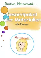 Vorschau - Arbeitsblätter - Komplett-Paket - Deckblatt