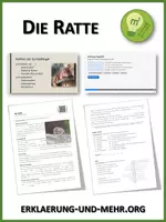 Vorschau - Arbeitsblätter - Die Ratte (Materialpaket) - Deckblatt