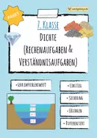 Vorschau - Arbeitsblätter - Unterrichtseinheit: Dichte & Anomalie des Wassers - PAKET - Deckblatt
