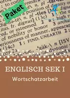 Vorschau - Arbeitsblätter - Materialpaket Wortschatz Englisch - Deckblatt