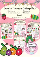 Vorschau - Arbeitsblätter - Englisch - Sparpaket "Very Hungry Caterpillar" (Eric Carle) - Erzählkarten, Übungsheft, Minibuch, Bildkarten - Deckblatt
