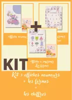Aperçu - Apprentissages en autonomie - Kit 3 affiches nounours + les formes + les chiffres - maternelle - primaire - Page de couverture