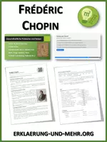 Vorschau - Arbeitsblätter - Frédéric Chopin (Materialpaket) - Deckblatt