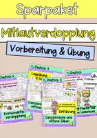 Vorschau - Stundenentwürfe - Sparpaket Mitlautverdoppelung - Deckblatt