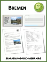 Vorschau - Arbeitsblätter - Bremen (Materialpaket) - Deckblatt