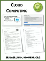 Vorschau - Arbeitsblätter - Cloud-Computing (Materialpaket) - Deckblatt