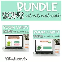 Aperçu - Jeux - Kit BOOM CARDS | SONS ail eil euil ouil - Page de couverture