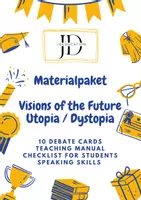 Vorschau - Stundenentwürfe - Materialpaket: Visions of the Future: Dystopia / Utopia Debates (Sek II) - Deckblatt