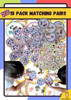 Vista previa - Unidades / Secuencias / Situaciones de Aprendizaje - 17 Pack Matching pairs (para todos los idiomas) - Portada