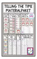 Vorschau - Arbeitsblätter - Telling the Time - Materialpaket - Deckblatt