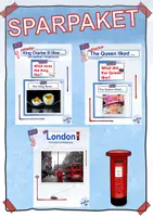 Vorschau - Arbeitsblätter - Sparpaket - King CharlesIII, London and The Queen - Deckblatt
