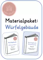 Vorschau - Stundenentwürfe - Materialpaket: Würfelgebäude - Deckblatt